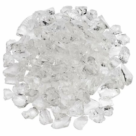 MARQUEE PROTECTION Ice Recycled Fire Pit Glass Medium - 10 lbs MA2827377